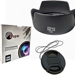 Combo HB-32 Lens Hood + 67MM Lens Cap Compatible with Nikon 18-140mm f/3.5-5.6G Lens, 18-135mm f/3.5-5.6G Lens, 18-105mm f/3.5-5.6G Lens, 18-70mm f/3.5-4.5G Lens-picture-23