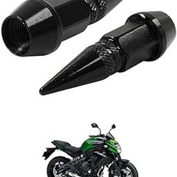 LOVMOTO Universal Spiked Valve Caps,Aluminum Alloy Dustproof and Waterproof Tire Valve Stem Caps, Suitable for Cars, Trucks and Motorcycles (2PCS Black) Comfortable with Z2-50-image-43