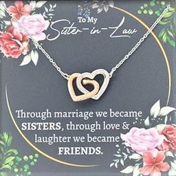 925 Silver Gift Sister Necklace, Sister In Law Gift, Sister In Law Wedding, Future Sister In Law, Sister In Law Necklace, Christmas Gift, Sister In Law Bridal Shower Gift-image-9