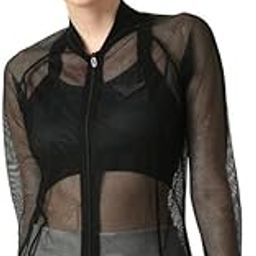 Happy Body Mesh Jacket For Women | See Through Mesh Jacket | Lightweight and Breathable-picture-42