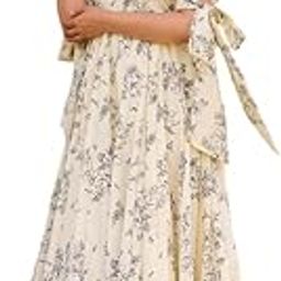 Women's Poly Rayon Maxi Midi Gown – Elegant Floral Printed Long Gown | Soft & Breathable Fabric | Casual Gown for Women-image-5