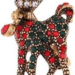 CALANDIS™ Christmas Gift Rhinestone Jewelry Brooch Pin for Women Dolls Decor Deer | Modern | Clothes & Accessories | Dolls-image-73
