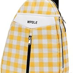 MERISHOPP Badminton Bag Multifunctional Sport Bag Portable Tennis Bag Tennis Backpack Yellow| Tennis Bag | Racket Bag | Racket Kit Bag-image-44