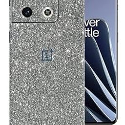 OggyBaba Grey Glitter Skin Back Protector Film Ultra Thin Scratch Resistant Vinyl (Not Case and Cover) for OnePlus 10 Pro 5G-image-77