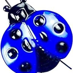 UJEAVETTE Ladybug Wall Decoration Statue Crafts Lawn Ornament for Porch Terrace Indoor Blue-image-95