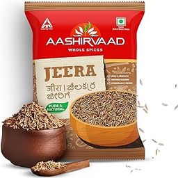 Aashirvaad Jeera, Aromatic Whole Spice, Thick, Tall & Whole Seeds, Dark Brown, 100% Pure, Dust Free & Hygienically Packed, 100g Pack-image-16