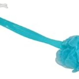 KIRA Loofah Sponge Back Scrubber Long Handled Sponge Mesh Pouf Shower Brushes for Women&Men Bathroom Spa Massage Shower Accessories for Men & Women (Blue)-image-16