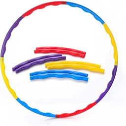 8 Piece Kids and Adults Zig Zag Hula Hoop – Detachable, Adjustable Plastic Fitness Ring for Dance, Weight Loss, and Body Toning Workouts (Random Colour)-image-56