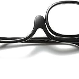 KACHEEG® Make up Reading Glasses Magnifying Makeup Glasses Flip Up Cosmetic Readers for Women | Black | (+3.50)-image-32