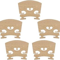 GENERIC 5PCS Violin Bridge 4/4 Full Size for Acoustic Violin Accessory Crafted Maple-13