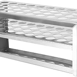 Test Tube Rack, 304 Stainless Steel Punching Exquisite Test Tube Rack 40 Holes Small Test Tube Stand, for Experiment Can Be Used Alone Employee Benefits School(15.5 * 40mm)-picture-24