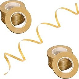 6 Pcs Curling Ribbons For Balloons Party Decoration 5 Meters Gold Crimped Curling Ribbon Shiny Balloon String Roll Gift Wrapping Ribbon -(Gold)-image-77