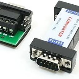 VOOCME 9pin D-Sub RS-232 to RS-485 Communication Data Converter Adapter with Terminal Board-image-99