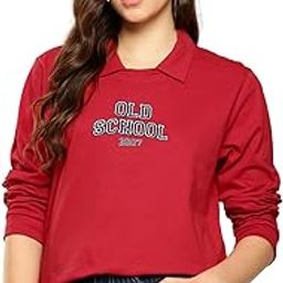 Womens Long Sleeve Oversized Polo T-Shirt-image-56