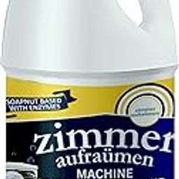 Zimmer Aufraumen Dishwasher Machine Detergent Liquid | Compatible with Any Dishwasher Machine | Soapnut & Enzymes Based (1L)-image-34