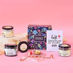 Tummy Pops Flavour Carnival Rakhi Gift Box | Chatpata Amla, Bombay Paan, Aam Papad, Rajasthani Saunf | Rakhi with Greeting Card | Raksha Bandhan Snack Hamper-image-49