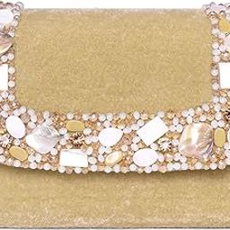 Clutch Embellished Stylish Handcrafted Evening Purse Perfect for Women-image-44