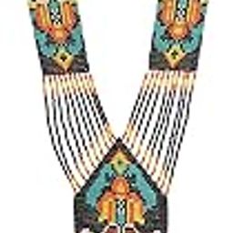 Non-Precious Metal Alloy and Crystal Tribal Necklace for Women's & Girl's-image-19