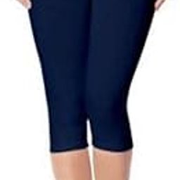 S R Collection Women's Calf Length Cropped Leggings Cotton Lycra Fabric Slim Fit 3/4th | Pants-image-8
