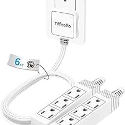 Extension Cord, 3 Prong, 6 Feet, Black-image-99