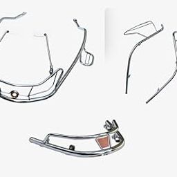 Crash Guard Set Suzuki Access 125 BS6 (2025 Model) Scooter, Stainless Steel, Front Indicator Guard, Rear Guard and Mudguard Protection-image-30