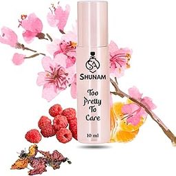 Shunam Too Pretty Too Care Attar | Alcohol-Free Perfume Oil for Women | Long-Lasting Fragrance | Floral and Elegant | Best for Gifting | 10ml-18
