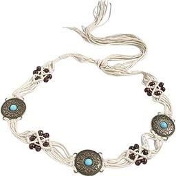 Flax Rope Belt with Knots and Inlays for Daily Life Anniversaries Graduations B | Clothing, Shoes & Accessories | Womens Accessories | Belts-image-28