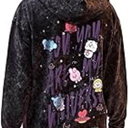 Heavy Duty 1.0 Official Disney Merchandise Women's Graphic Printed Oversized Fit Full Sleeve Fleece Hoodies-image-101