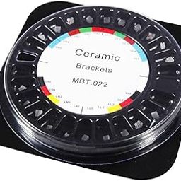 Waldent Ceramic Bracket Kit MBT 0.18 | Aesthetic Orthodontic Brackets | High Bond Strength | Low Friction Design | Dental Use | 20-Piece Kit-image-2