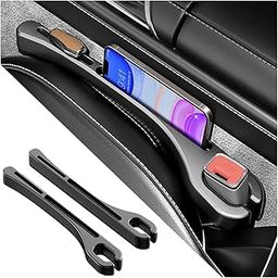 2PCS Car Seat Gap Filler with Phone Holder,[New Upgrade] Multi-Function Car Side Seat Gap Filler for Prevent Items Falling,Universal Car Seat Organizer Car Accessories Interior-image-56