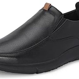 Genuine Leather Men's Formal Slip on Loafers |Comfort Trendy Non Lace-Up Design |Flexible Mocassins |Leather with Anti-Skid Sole |Perfect for Office Wear & Formal Dress (3997)-7