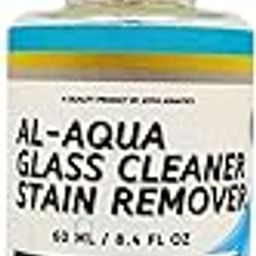 AL Aqua Glass Cleaner & Stain Remover (60ml) For Aquarium Fish Tank | Removal of Hard Water Calcium Deposits, Dirt & Stains | With Free Keychain-picture-24