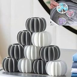 OTIPORTER 10Pcs Silicone Lint Remover Cleaning Balls Reusable Washing Machine Ball for Anti-Winding Clothes, Deep Cleaning 2 Pcs Washing Machine Hair Filter Cleaning Bag Washing Machine Lint Remover.-7