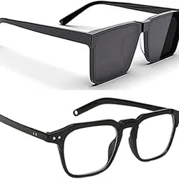 elligator UV Protected Wayfarer Sunglasses for Men & Women | Full-Rim Cover Eyewear for Driving, Cycling, Sports | Lightweight Flexible Optical Frame for All-Day Comfort & Selfies Article Numb_205-04-picture-44