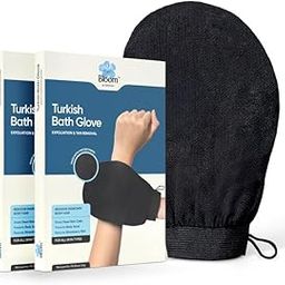 Bloom Turkish Bath Glove | (2 glove) | For Tan Removal and Exfoliation | Gently removes Dead Skin Cells | Improves Circulation-image-37