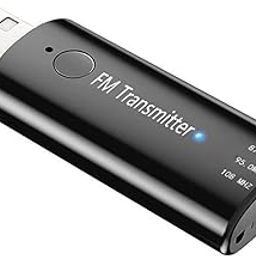 CLUB BOLLYWOOD® Bluetooth 5.0 Transmitter and Receiver FM AUX Adapter for TV Car PC Black|Home Networking & Connectivity|USB Bluetooth Adapters/Dongles|1x USB Bluetooth Transmitter Receiver-26
