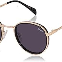 RetroRound Sunglasses | Unisex Vintage Style | UV400 Protection (Silver frame_Black Lens)-image-55