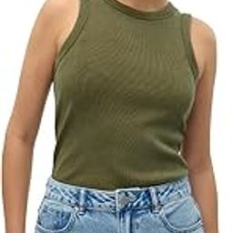 Women's Super Combed Wool Blend Fabric Slim Fit Round Neck Solid Inner Tank Top | Slim Fit Tank Tops | Regular Fit Tank Top for Women | Crop Tank Regular Fit Top for Women's | Crop Top -TP30-picture-9