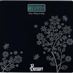 BEESOFT Weight Machine for Body Weight Thick Tempered Glass LCD Display With 1 Years Warranty Weighing Scale (Sporty Red), 180 Kg-image-41