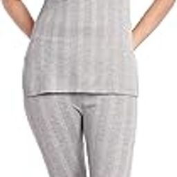Womens Winter Wear Sleeveless Thermal Set | Top and Lower-image-85