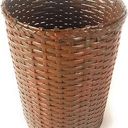 Paperus, Dark Brown, Open-top Dustbin, Waste Basket, Paper Bin, Trash Can, Standard Size 10 Liter, 11 inch Tall Eco-Friendly, Handmade of Paper Ropes-5