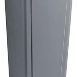 KTLT 23 Gallon Gray Square Commercial Trash Can, Recycle Bin, Kitchen Waste Container, Wastebasket for Restaurant/Outdoor/Kitchen/School-picture-19