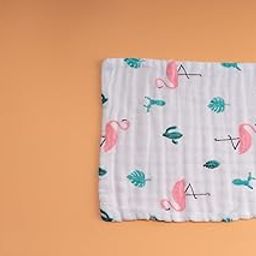 6-Layer Muslin Baby Burp Towel - Tropical_Design (27x50 CM) | (Pack of 4)_Duplicate-image-49