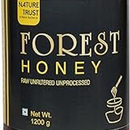 Nature Trust Raw Forest Honey,1200 Gram, Wild, Unprocessed, Unheated, Non Pasteurized, Original Honey 100% Pure and Natural (1.2 Kg)-0