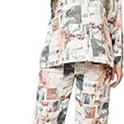 Co-ords Set Grey Printed Imported Cotton Blend Fabric | Colour-GREY-image-45
