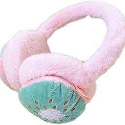 w+ Fruit Pink Kiwi Design Earmuff Soft And Comfortable | Winter Outdoor Adjustable Ear Muffs Warmer for Boys and Girls Pack of 1-picture-31
