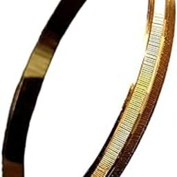 Men's Golden Kada, Size 2-6, Gold Plated, Copper Base-image-12