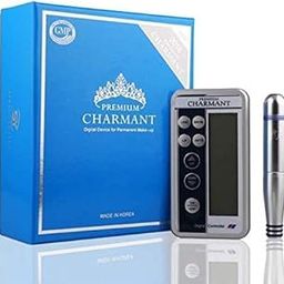 Aravli Silver Electric Digital Charmant 2 Permanent Makeup Machine Pen for Eyebrows Lips Body Tattoo Kits Cartridge Needles-image-2