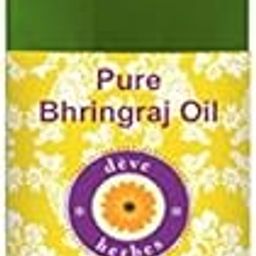 Deve Herbes Bhringraj Oil (Eclipta alba) | Infused | Pure | Non-Sticky | Lightweight | For Scalp Application | Traditional Ayurvedic | Men & Women | 200ml-43
