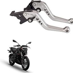 Vagary CNC Adjustable Brake Clutch Lever for Bajaj Pulsar N160 (Silver)-14